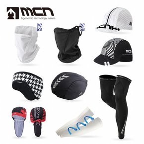 MCN 자전거용품 모음 / 모자 스컬캡 마스크 토시 양말