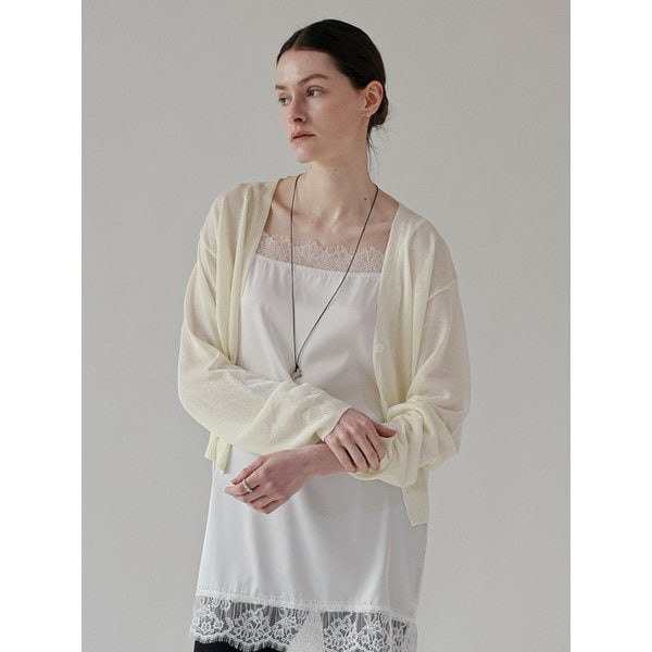 플라워 버튼 썸머 가디건_butter