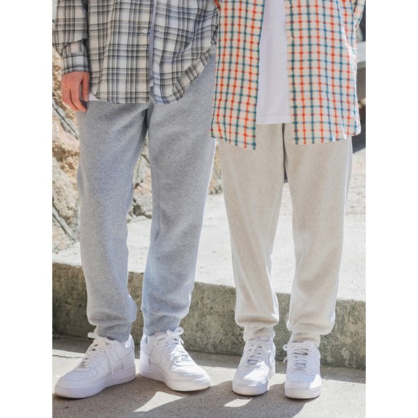 [DE LUXE] 앨빈클로 무지 스티치 조거 팬츠 DLX1736 (3 COLOR)