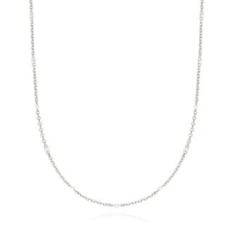 티르리르 에폭 실버 오닉스 화이트  목걸이 TNSSVW4128-W