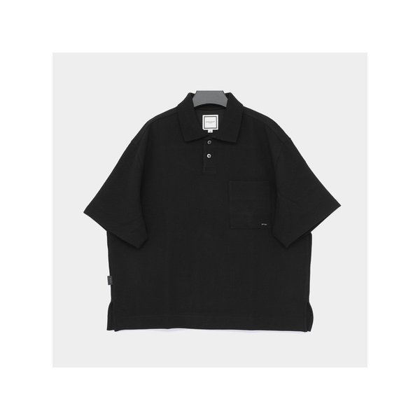 26SS 텍스처 카라 박스핏 반팔 남성 PK티셔츠 W261TS16735B