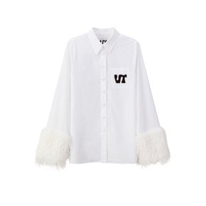 FUR CUFF SHIRT