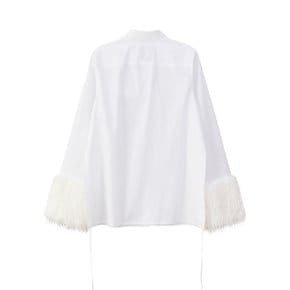 FUR CUFF SHIRT