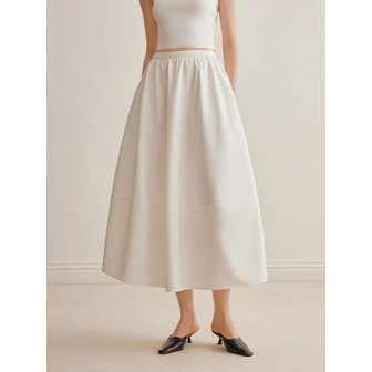 와이와이아이엠 YY_Patchwork white skirt