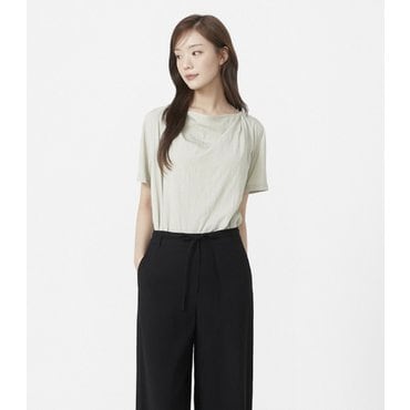 플라스틱아일랜드 카울넥 블라우스 (PR2WB731)