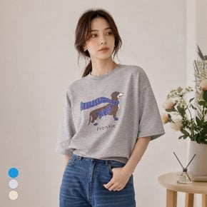 그래픽 오버핏 7부 맨투맨_T2602TS028A