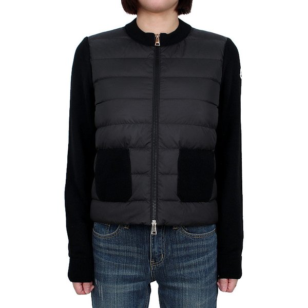 [시흥점] 25FW 패치로고 믹스 패딩자켓 (9B00036 M1131 999)