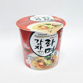 삼육 감자컵라면73g 낱)1개 컵라면 감자 짜장