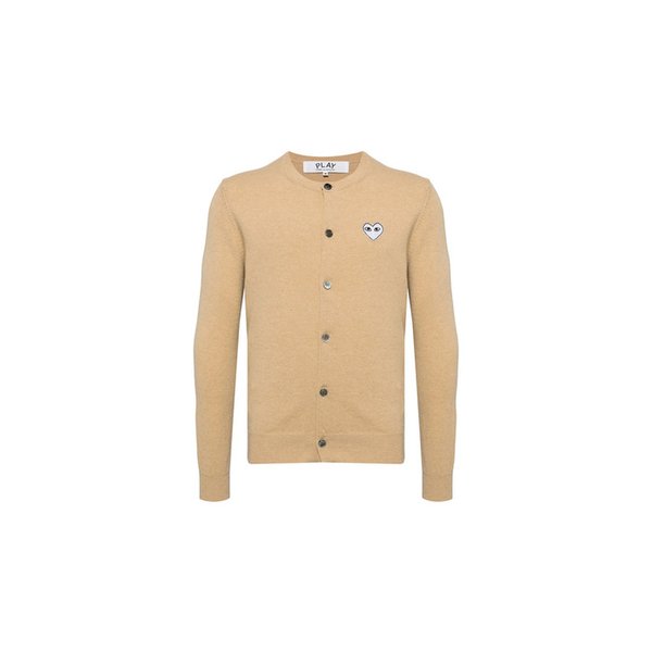 25FW 화이트 하트 가디건 베이지 AX-N065-051-2