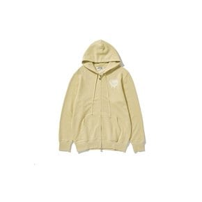 lotsyou_Melting Heart Candy Zip-up Hoodie Yellow