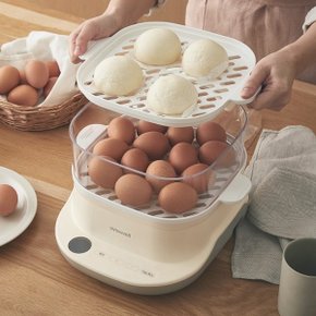 WSE-602A 다담찜기 6L 예약가능 전기 계란 호빵 달걀 야채 스팀 기계