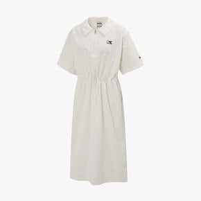 [공식스토어] 컴피 반집업 원피스 OFF WHITE