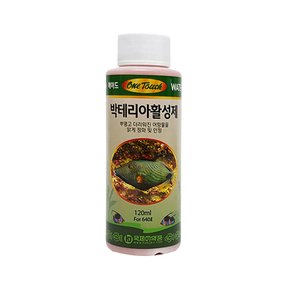 원터치 박테리아 활성제 120ml x 10개 수질개선