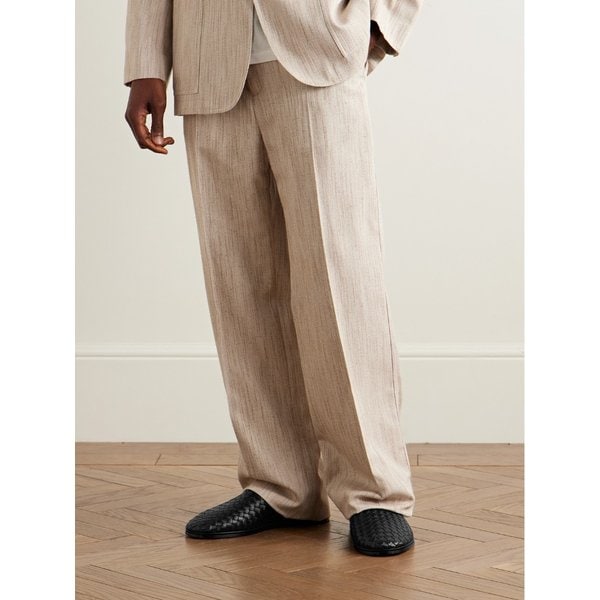 인트레치아토 풀그레인 가죽 슬리퍼 1647597345537841