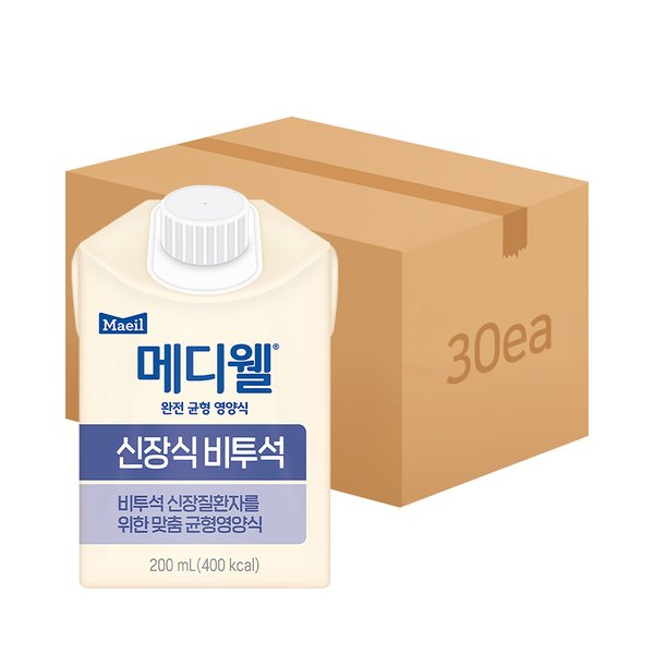 [메디웰] 신장식(비투석) 200ml 30팩/환자식 매일유업 엠디웰