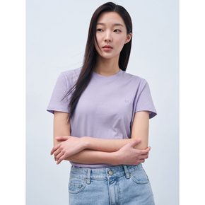 [Green] 베이직 반소매 티셔츠  라벤더(BF4142N01T)