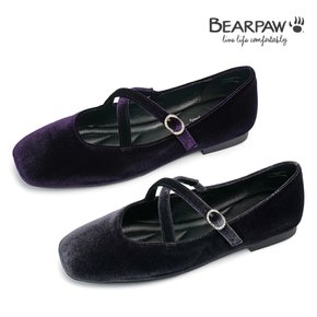 베어파우(BEARPAW) CARLY 벨벳 메리제인 (womens) 2종 택1