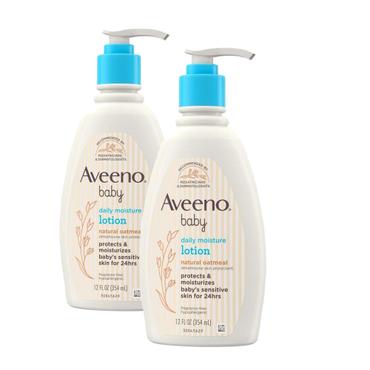 아비노 [해외직구] Aveeno 아비노 베이비 데일리 모이스처 로션 콜로이드 오트밀 354ml 2팩