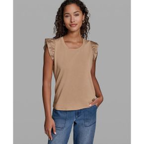 칼라거펠트 우먼 Sleeveless Ruffle 니트 탑 - Cartouche 26767454 1390310