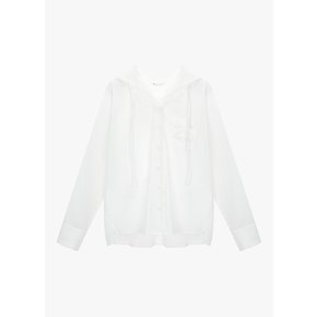 [25 S/S] 프린트 패치 후드 블라우스 ITP3WBL790