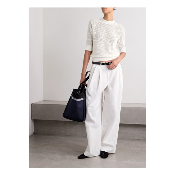 프로엔자슐러 니콜라 포인텔 니트 코튼 혼방 스웨터 오프 화이트 1647597342140020