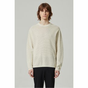 mesh crewneck sweater_CWWAS24201IVX