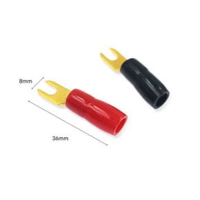 CELOT 4게이지 8게이지 금도금링단자(내경8mm 10mm)/8AWG 4AWG금도금Y단자(내경4mm) 압착터미널 국내생산품