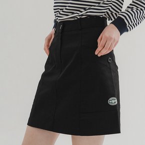 / [24SS][WSK23002]Cotton b_pocket s_skirt /ver.black