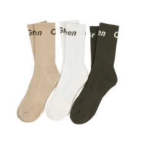 [THE GREEN CUP] Sport Tennis man socks_GCAF88321_3set