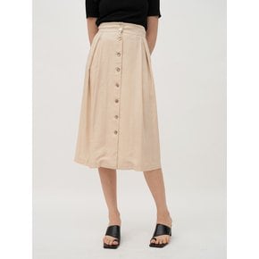 TTR A-LINE TUCK SKIRT 3COLOR