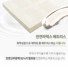 레스트 그린 천연라텍스 매트리스 A1 14cm 퀸