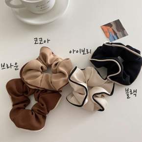 투톤라인곱창끈 빅 사이즈 올림 머리 헤어 왕 집게 핀