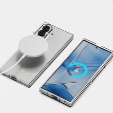  갤럭시 Z폴드7 클리어 맥세이프 케이스 하이쉘 PC 1.2T 슬림 하드 투명 케이스