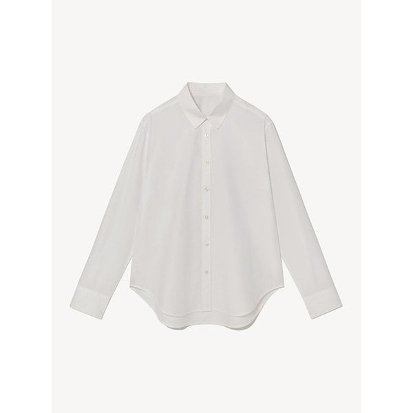 베이직 코튼 셔츠 (ivory)