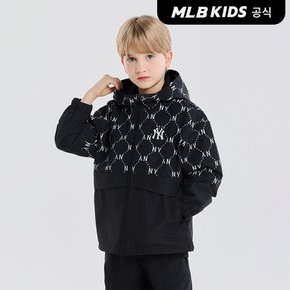 (공식) 25SS 다이아 모노그램 배색 바람막이 NY (Black) 7AWJMD251-50BKS