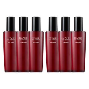 참존 디에이지 레드 에디션 3+3 기초 듀오세트 스킨 로션 120ml 단품 총 6개..[35827065]