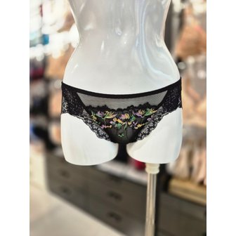 비너스 [시흥점] S 비너스 ) 오르화 풀커버리지 홑겹 브라 세트 망레이스팬티 OPT7860S-BK