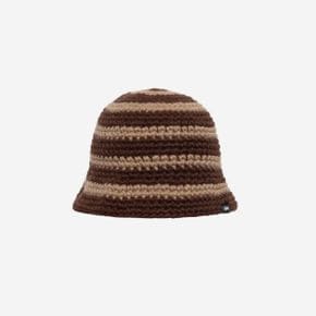 스투시 스월 니트 버킷햇 브라운 Stussy Swirl Knit Bucket Hat Brown