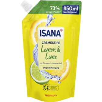  로스만 이사나 ISANA 핸드 워시 레몬 & 라임 리필백 850ml