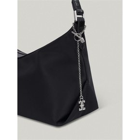 PETIT CLASSIC LOGO CHAIN KEYRING (SILVER)