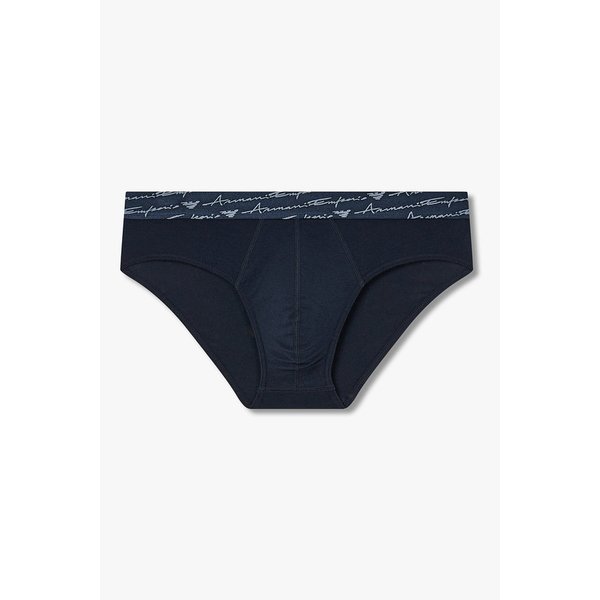 남성 커시브 로고 솔리드 브리프 2PACK 08M5361001000