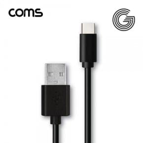 [SR2166]  Coms G power C타입 롱케이블 2M Black