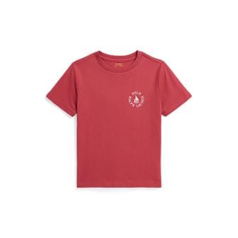 폴로 랄프 로렌 폴로 키즈 남아 2-7세 로고 코튼 저지 티(CWPOTSHB8021262610)