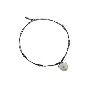 altar cord necklace-black