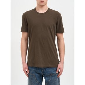 [해외배송] 제임스펄스 코튼 크루넥 반팔 티셔츠 NMLJ3311PORCUPINE BROWN