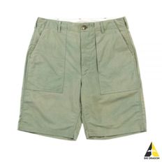 엔지니어드 가먼츠 Fatigue Short A - Olive Cotton Sheeting (MP306-ND035