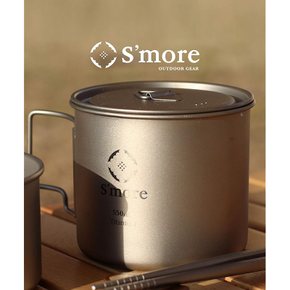 S`more 스모어 Titanium Mug with Lid 싱글월 티타늄머그리드