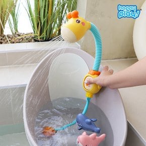 아기 유아용품 푸쉬푸쉬 기린 샤워기 물놀이장난감