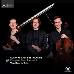 LUDWIG VAN BEETHOVEN - COMPLETE PIANO TRIOS VOL.2/ VAN BAERLE TRIO SACD HYBRID 베토벤: 피