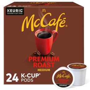 McCafe  프리미엄  로스트  커피  K컵  커피  포드  미디엄  로스트  24개  큐리그  브루어스용